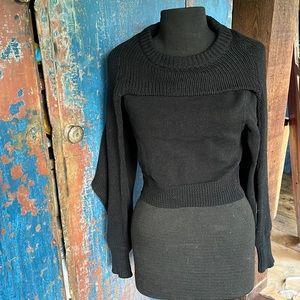 Nasty gal black sweater.